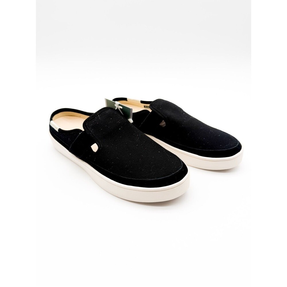 Revitalign Sunbird Orthotic Slip On Canvas Mule Multicolor Flecks Black 9 NEW